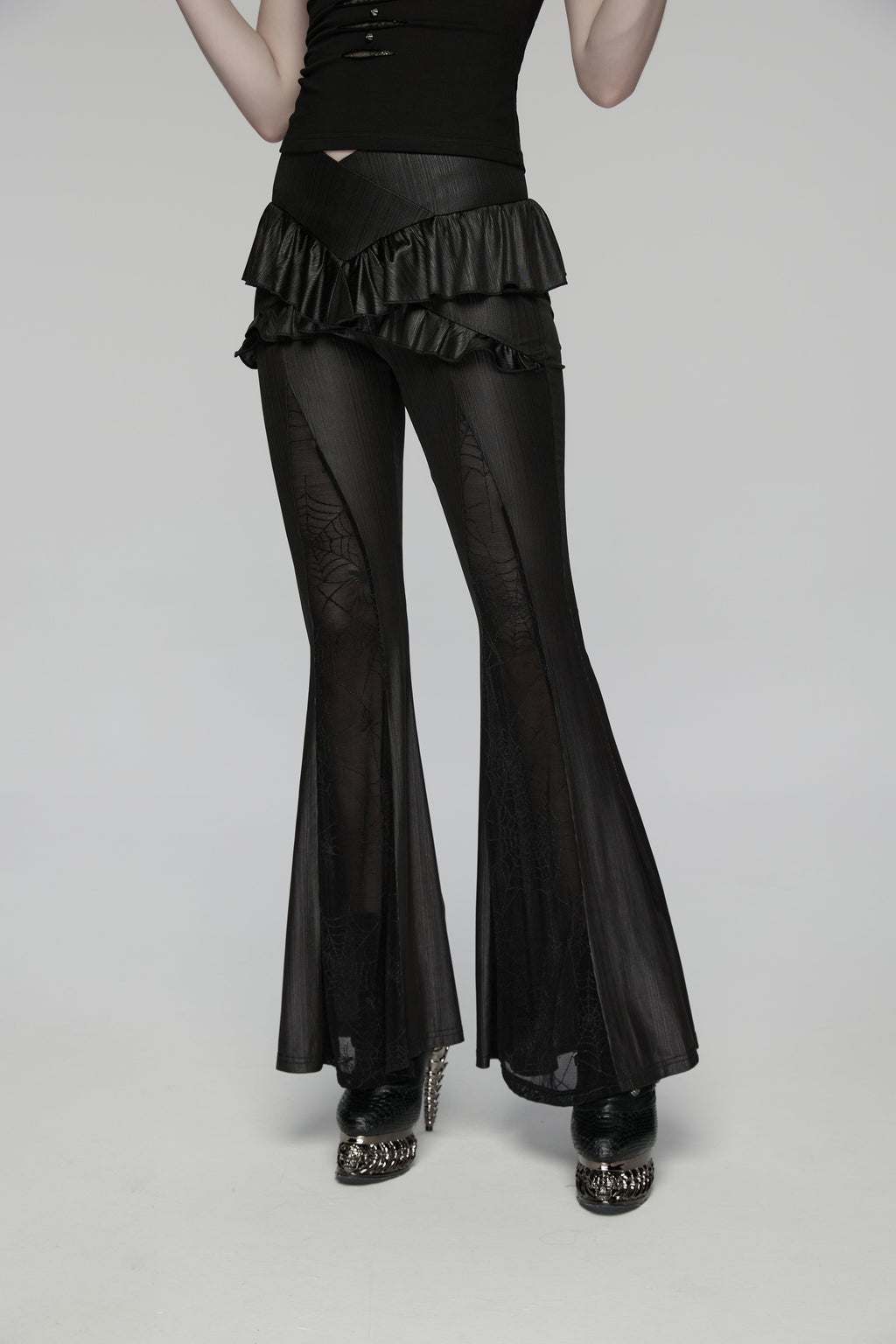 Punk Rave Bellatrix Goth Flared Pants