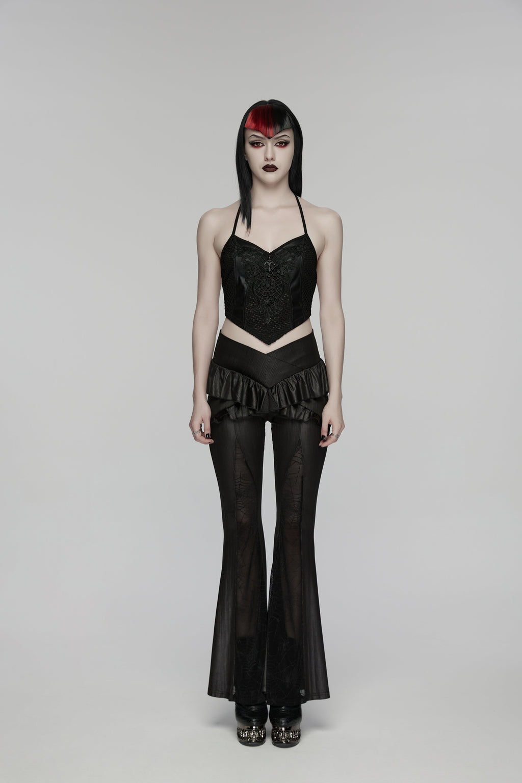 Punk Rave Bellatrix Goth Flared Pants