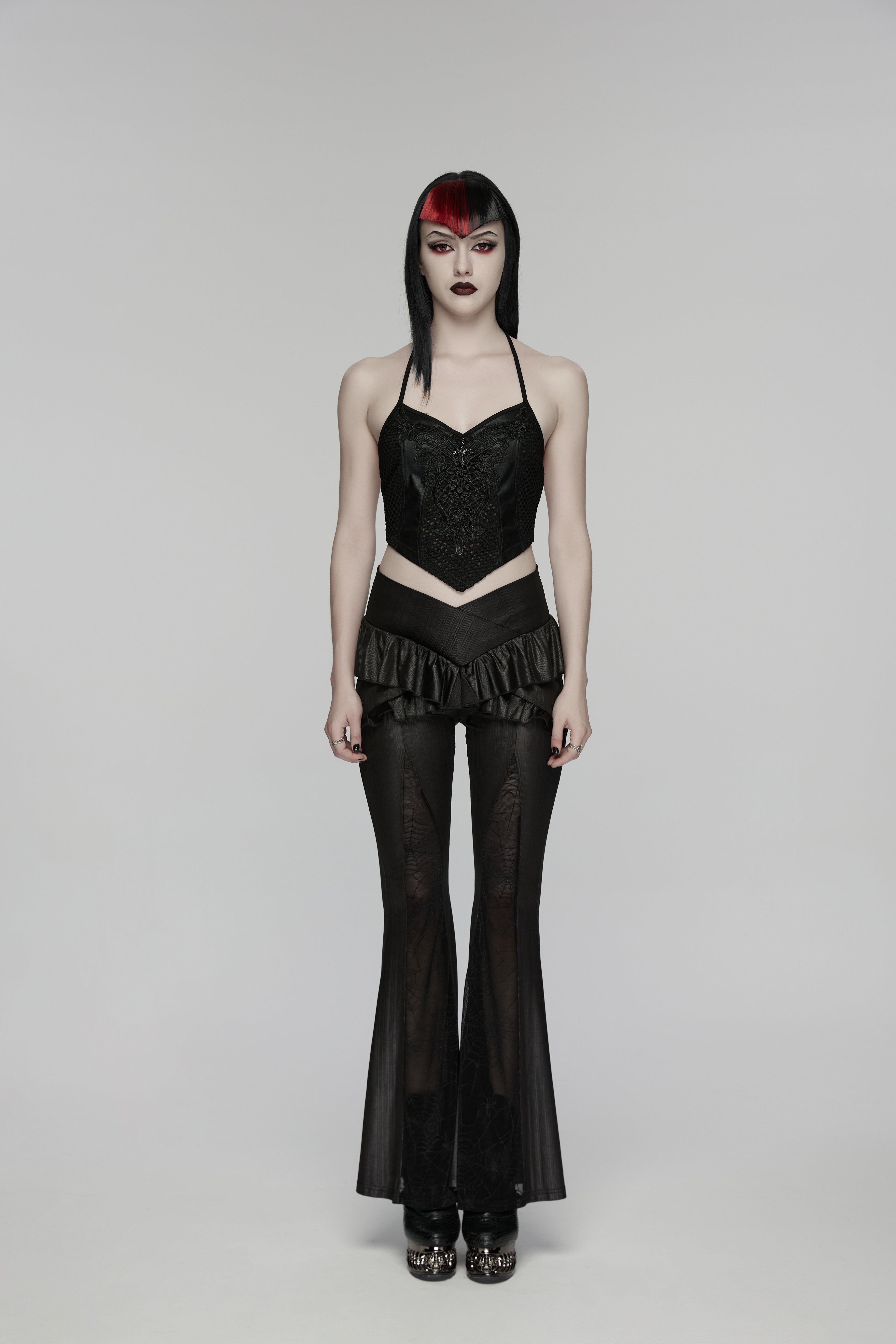 Punk Rave Bellatrix Goth Flared Pants