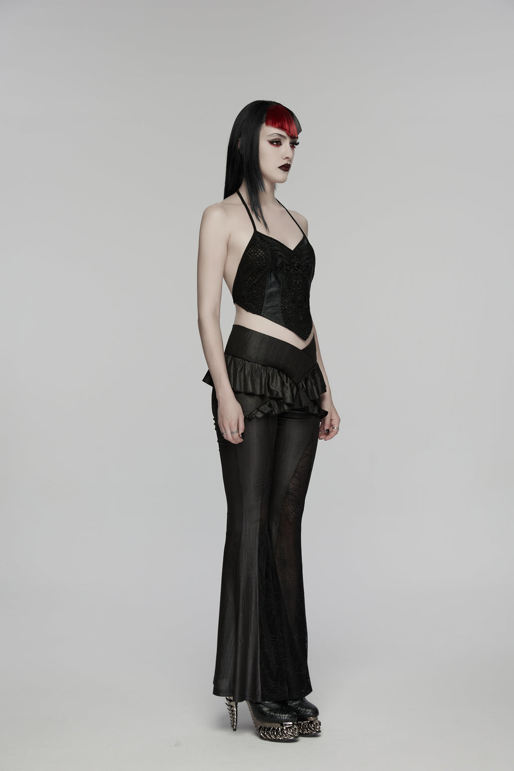 Punk Rave Bellatrix Goth Flared Pants