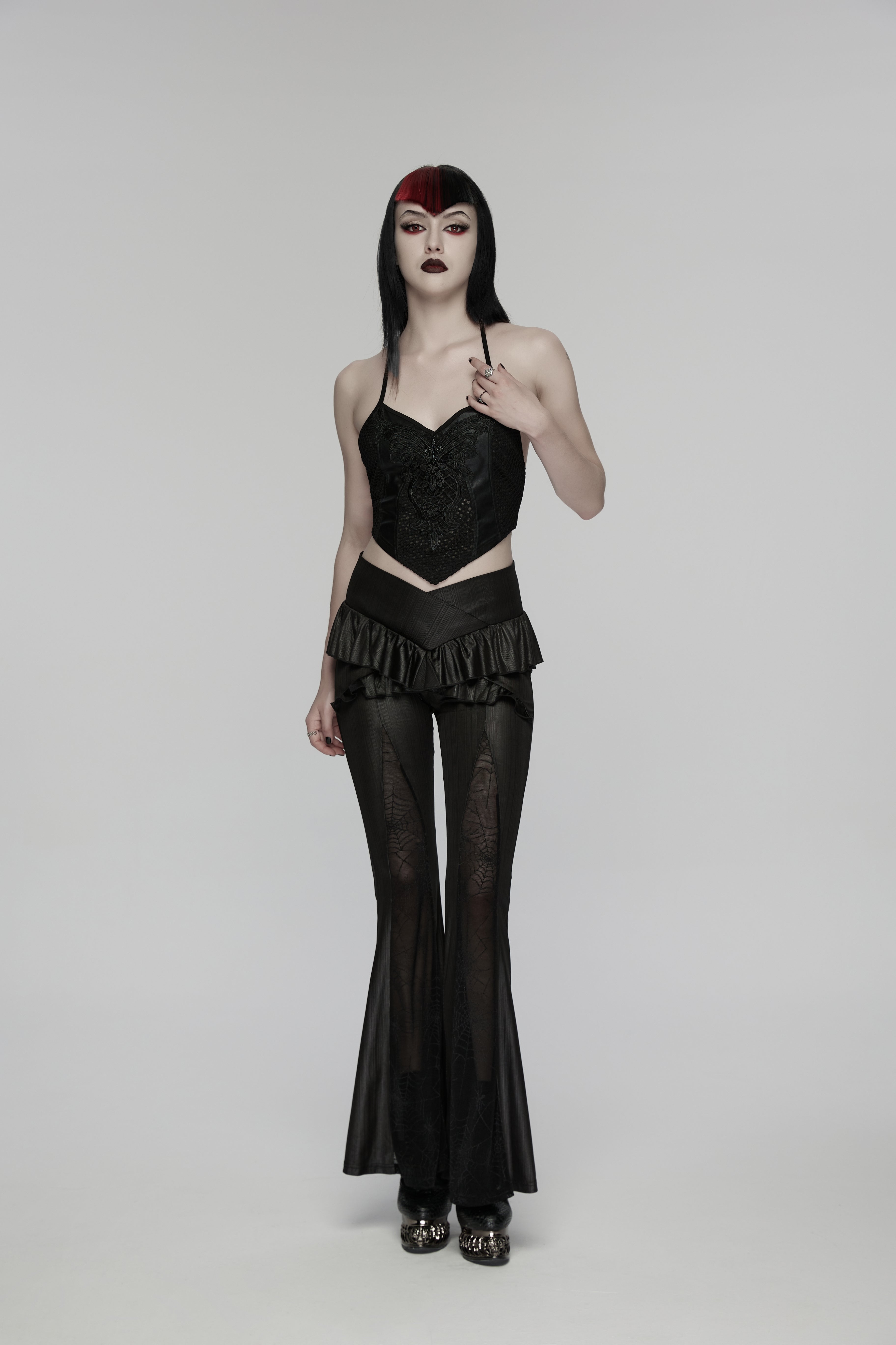 Punk Rave Bellatrix Goth Flared Pants