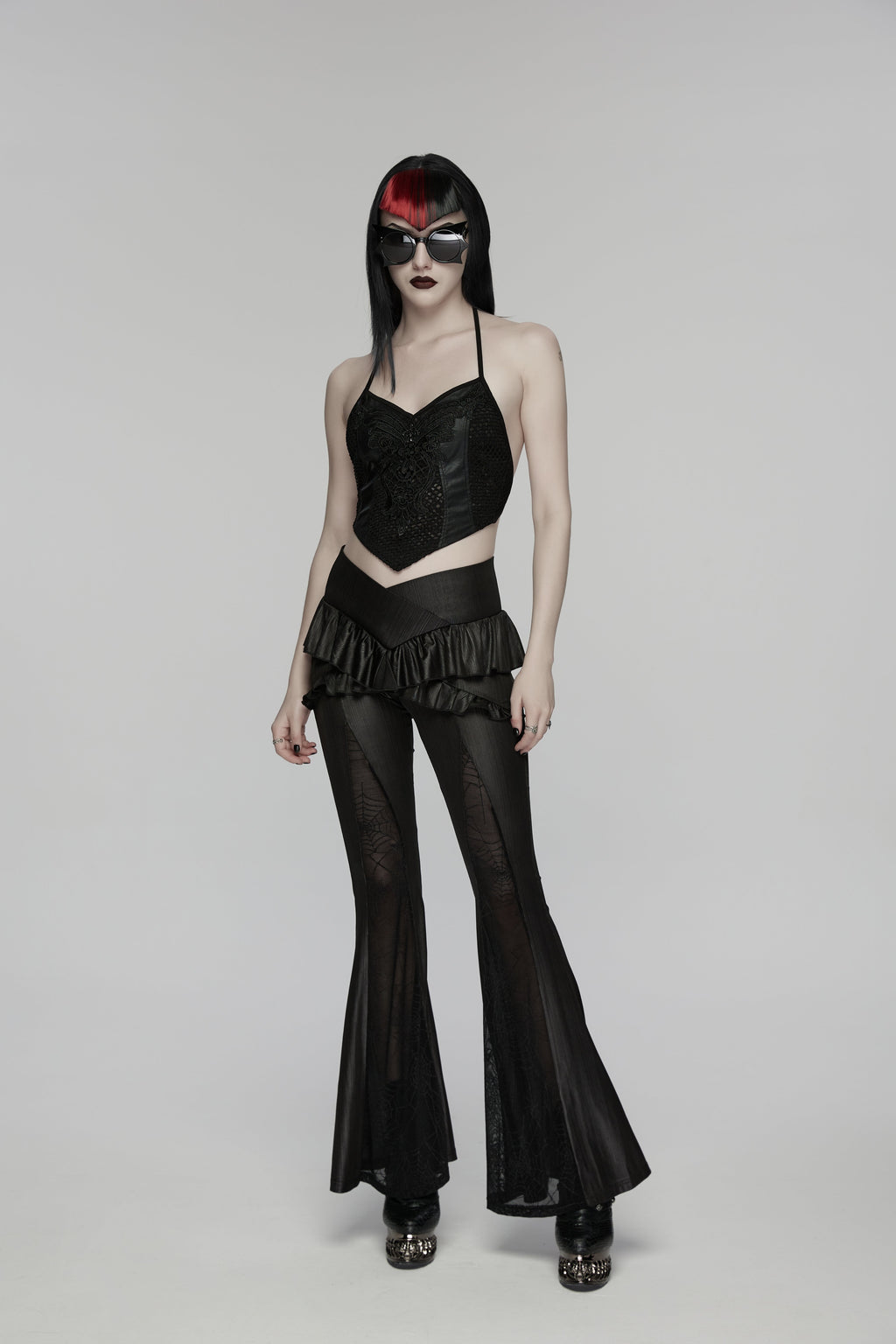 Punk Rave Bellatrix Goth Flared Pants