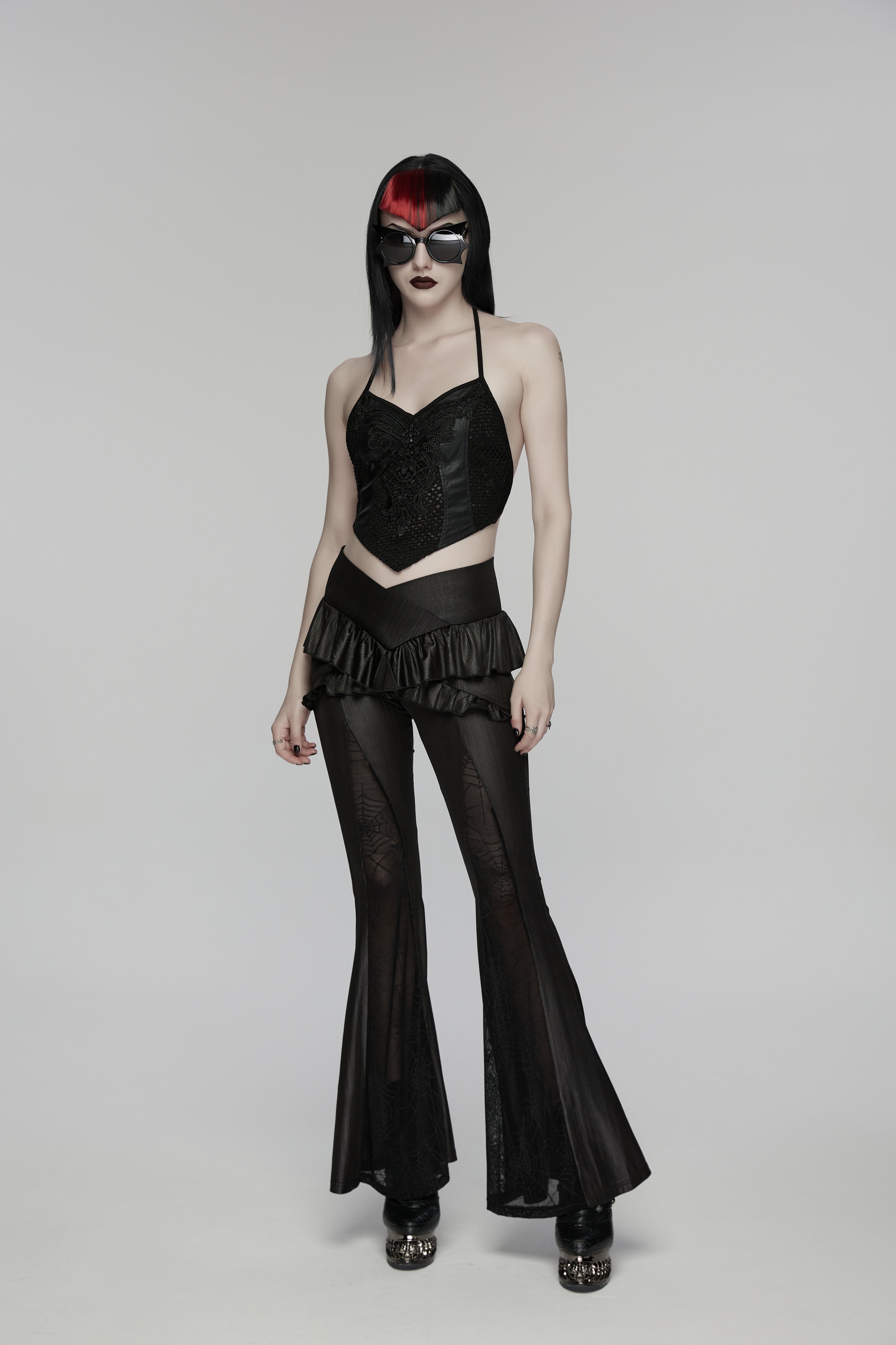 Punk Rave Bellatrix Goth Flared Pants