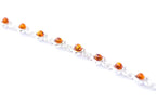 Fine Amber Link Bracelet