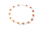 Fine Amber Link Bracelet