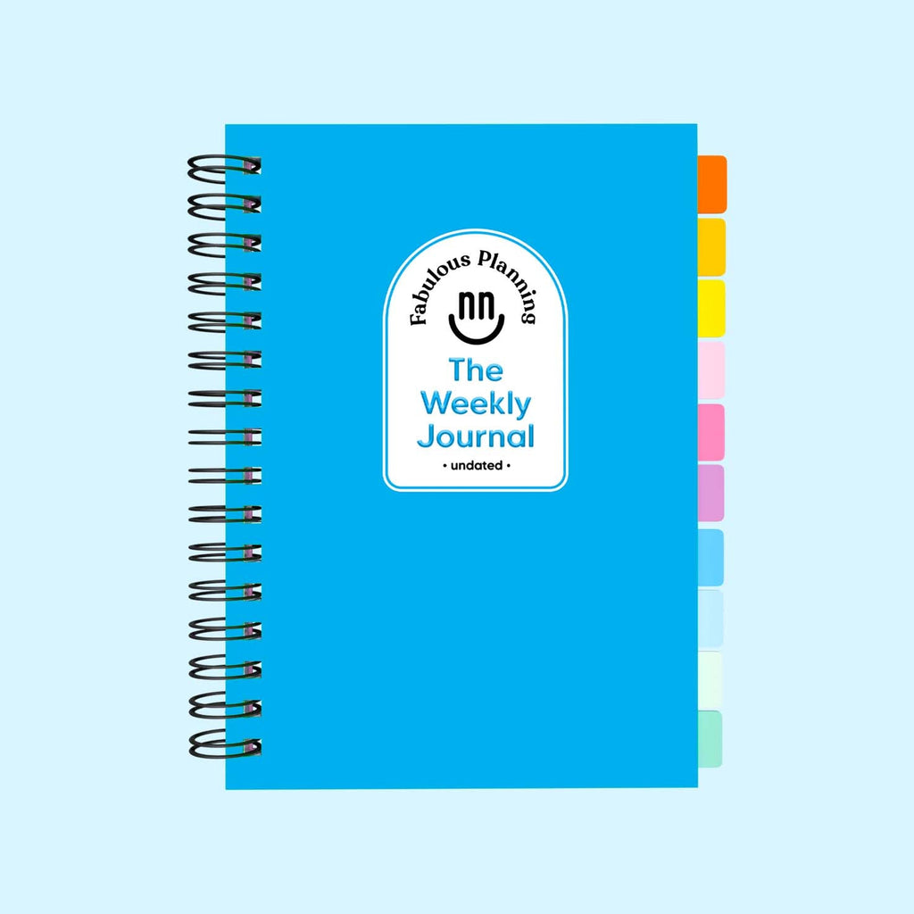 Weekly Undated Spiral Journal