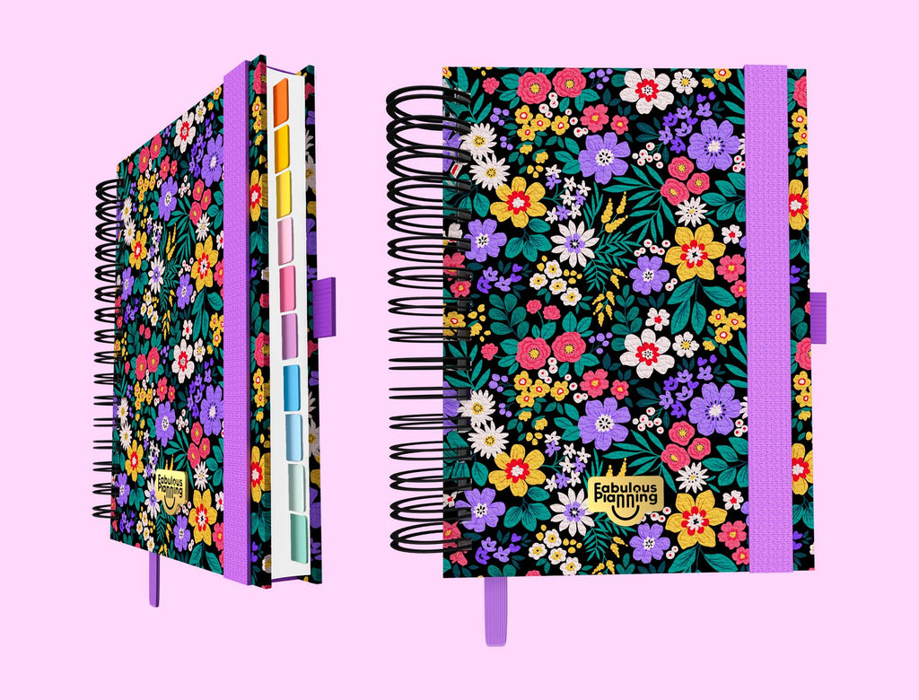 Daily 2026 Spiral Journal Deluxe Floral