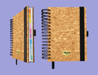 Health & Wellness Spiral Journal Deluxe Cork