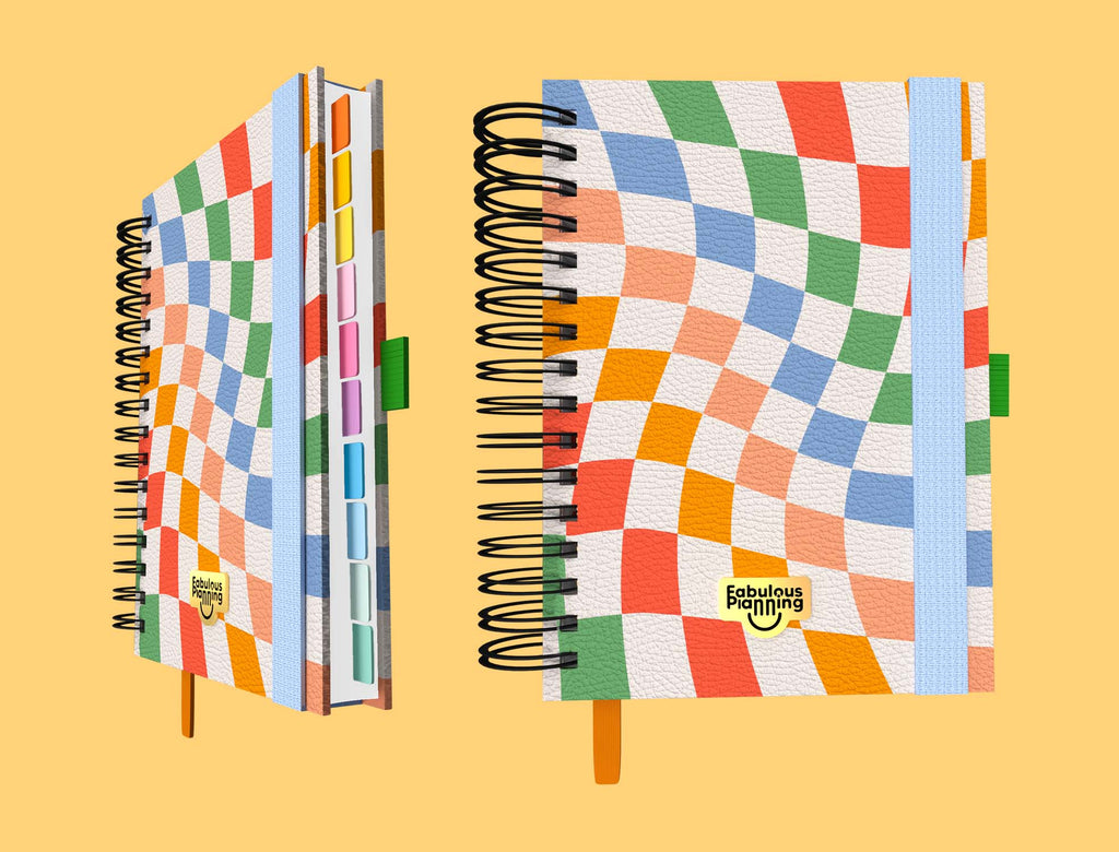 Gratitude Spiral Journal Deluxe Checkers