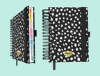 Anxiety Spiral Journal Deluxe Reverse Dalmatian
