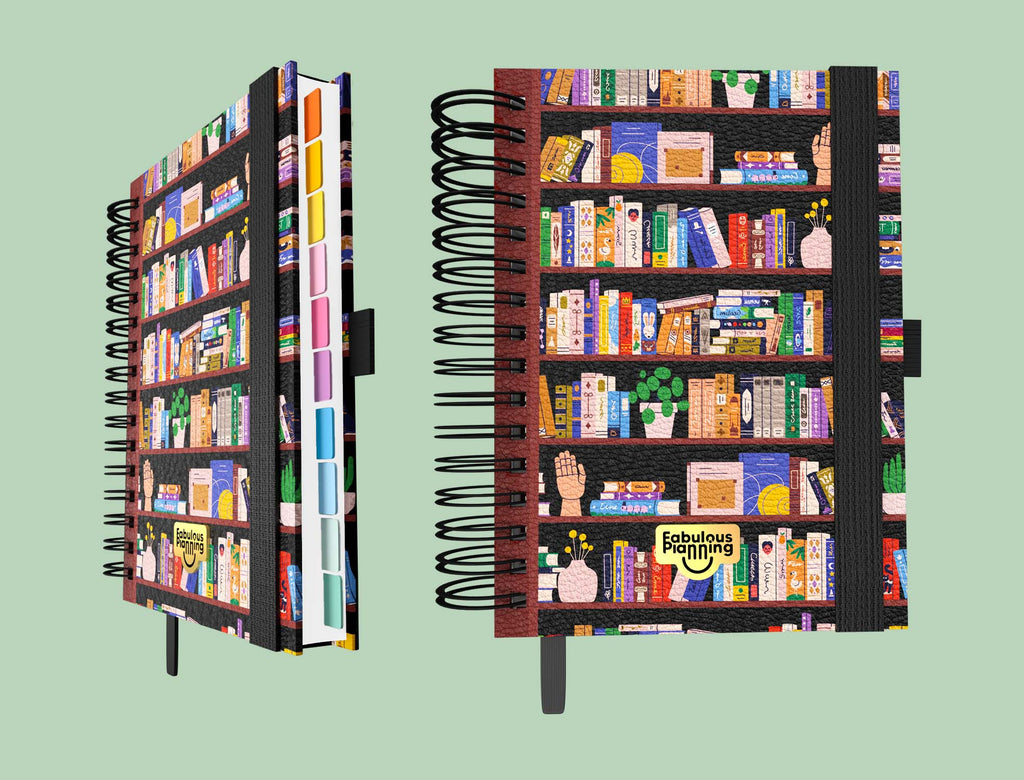 Weekly 2026 Spiral Journal Deluxe Library Bookshelf