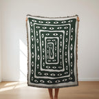 Mystic Gaze Woven Throw Blanket