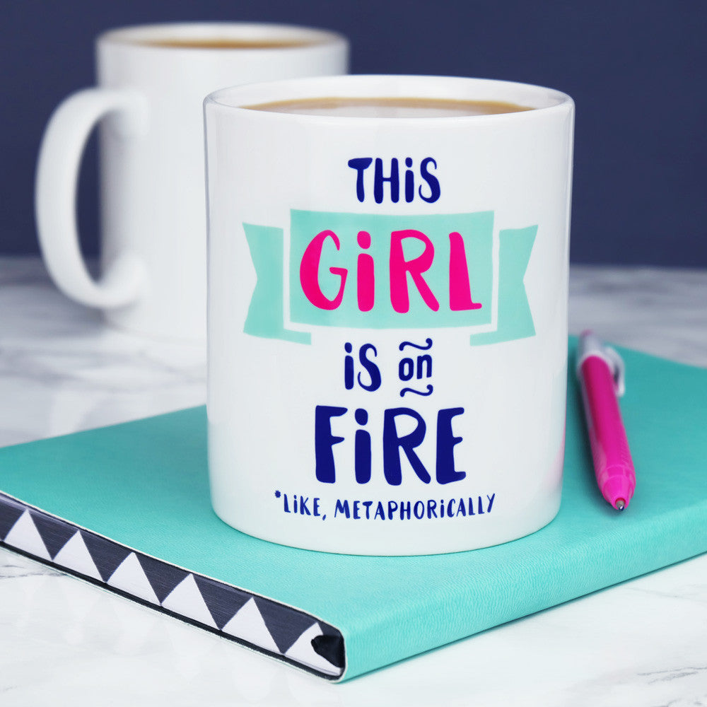 This Girl Is On Fire Mug