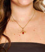 Gold Amber Bee Necklace (PRE-ORDER)