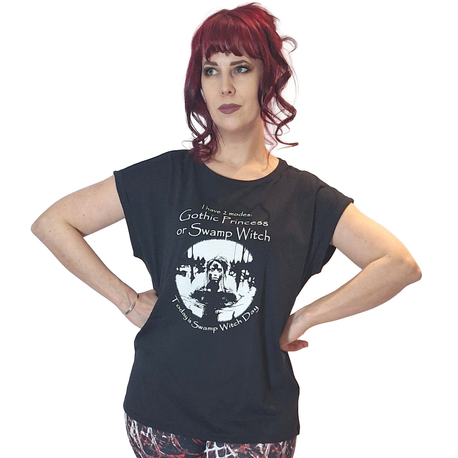 Swamp Witch Women's Extended Shoulder T-Shirt XS-5XL