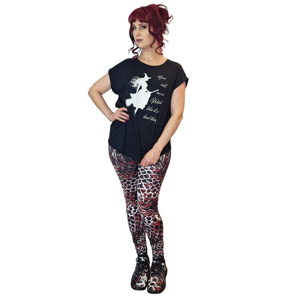 Call Me a Witch Women's Extended Shoulder T-Shirt XS-5XL