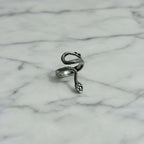 Gothic Snake Adjustable Ring