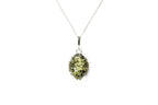 Demi Green Amber Drop Pendant