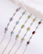 Peridot Bracelet in Sterling Silver