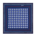Skull & Crossbones Navy Sea Pocket Square