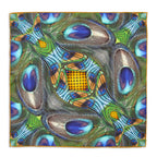 Peacocking Pocket Square