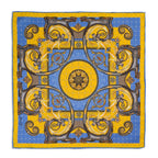 Burlington House Academy Gate Gold Pocket Square