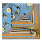 Polka Dot Bee Classic Orange Pocket Square