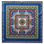 Liverpool Street Station in Blue Pocket Square