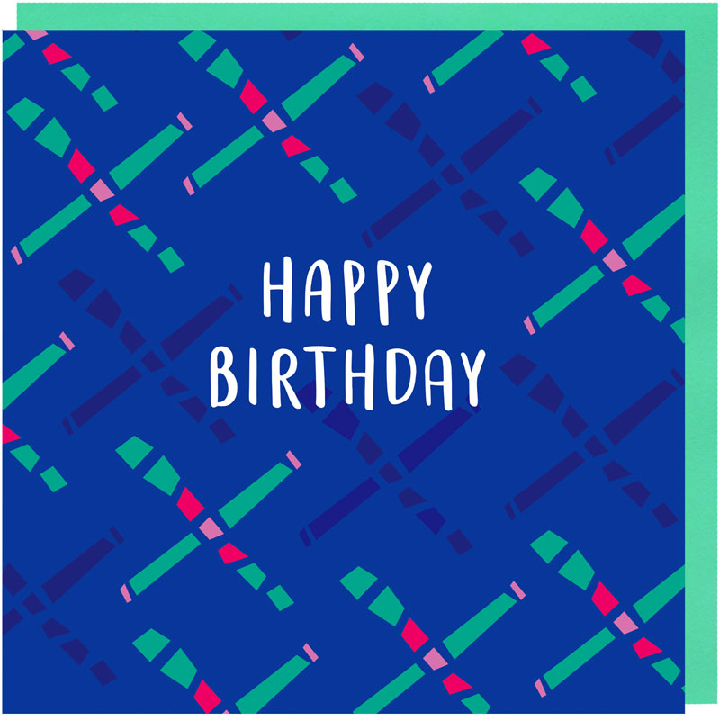 80s Carpet Birthday Card