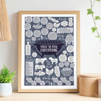 How To BBQ Everything Print Oak effect frame