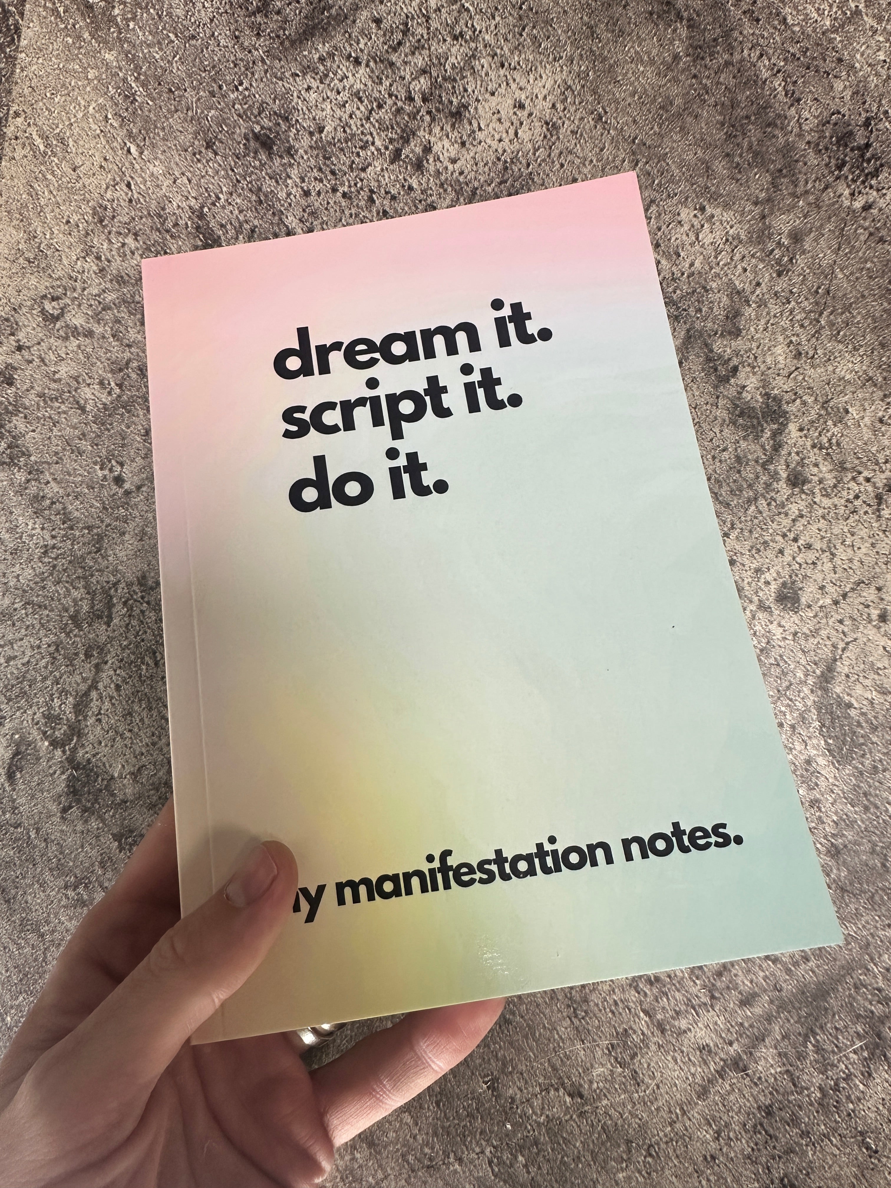 Manifestation notebook