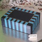 Panna Luxe Resin Jewellery Box - 2 Colours Blue