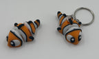 3D Printed Flexi Clown Fish | Nemo Inspired Fidget Toy | Desk Buddy | Keyring Gift for Ocean Lovers | Articulated Fish Flex Fish