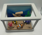 3D Printed Flexi Clown Fish | Nemo Inspired Fidget Toy | Desk Buddy | Keyring Gift for Ocean Lovers | Articulated Fish