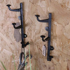 Tehla Set of 2 Metal Vertical Hat Rack Wall Hooks