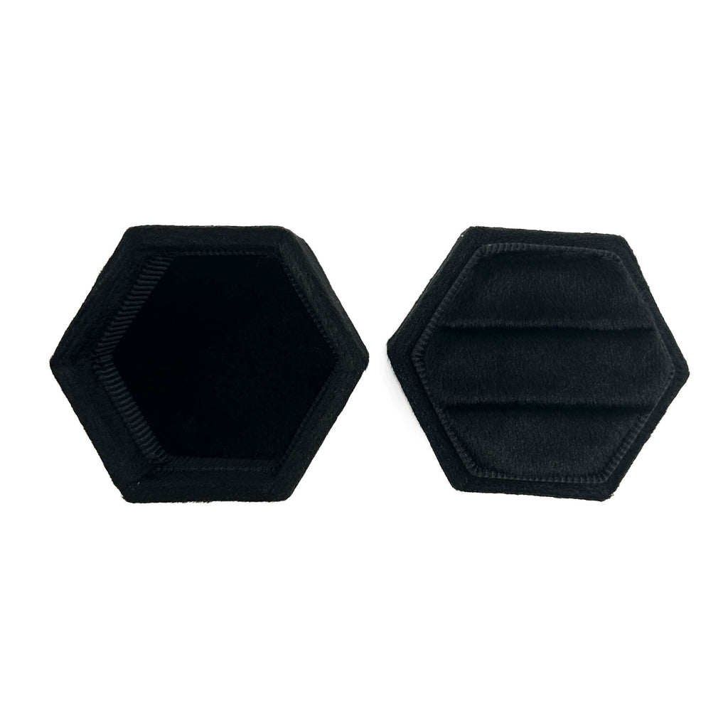 Black Hexagon 'To the stars who listen and the dreams that are answered' Ring Box