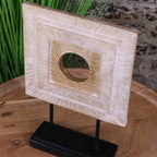 Kudi Luxury Gold Home Ornament Square Shape 38cm