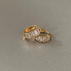 Sarai Jewelled Mini Hoop Earrings