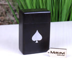Harra Black Wood Playing Card Box