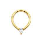 Gold Luna Septum Ring