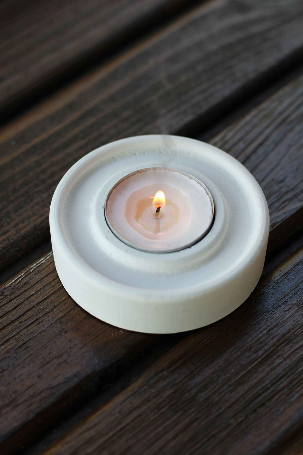 CONCRETE SINGLE TEALIGHT HOLDER Default Title