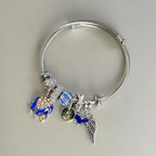 Nixi Silver Elephant Charm Bracelet