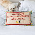 When Life Gives You Lemons Needlepoint Cushion