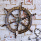 Naav Wooden Ships Wheel Natural Colour Large (61cm)