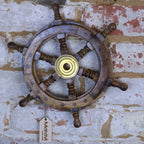 Naav Wooden Ships Wheel Natural Colour Small (30cm)