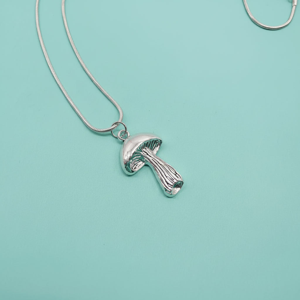 Toadstool Mushroom Pendant Necklace Woodland Mushroom