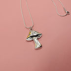 Toadstool Mushroom Pendant Necklace Classic Toadstool
