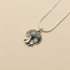 Toadstool Mushroom Pendant Necklace Toadstool Cluster