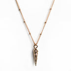 Samira 18k Gold Plated Jewelled Pendant Necklace