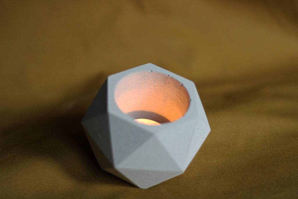 CONCRETE HEXAGONAL POT